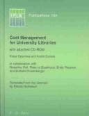 Tapa de Cost management for university libraries