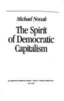 Tapa de The spirit of democratic capitalism