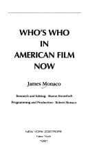 Tapa de Who's who in American film now