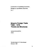 Tapa de Ghana's foreign trade, 1968-1978