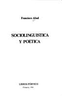 Tapa de Sociolingüística y poética
