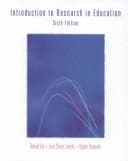 Tapa de Introduction for research in education