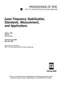 Tapa de Laser frequency stabilization, standards, measurement, and applications