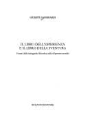 Tapa de Il libro dell'esperienza e il libro della sventura