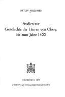 Tapa de Studien zur Geschichte der Herren von Oberg bis zum Jahre 1400