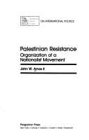 Tapa de Palestinian resistance