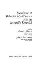 Tapa de Handbook of behavior modification with the mentally retarded