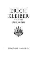 Tapa de Erich Kleiber