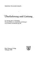 Tapa de Überlieferung und Gattung