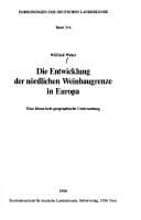 Tapa de Die Entwicklung der nördlichen Weinbaugrenze in Europa