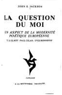 Tapa de La Question du moi