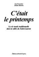 Tapa de C'était le printemps