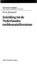 Tapa de Inleiding tot de Nederlandse emblemataliteratuur