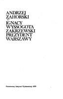 Tapa de Ignacy Wyssogota Zakrzewski, prezydent Warszawy