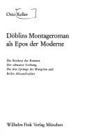 Tapa de Döblins Montageroman als Epos der Moderne