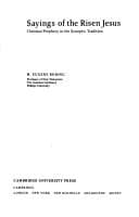 Tapa de Sayings of the risen Jesus
