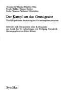 Tapa de Der Kampf um das Grundgesetz