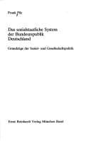 Tapa de Das sozialstaatliche System der Bundesrepublik Deutschland