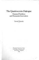 Tapa de The quattrocento dialogue