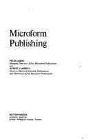 Tapa de Microform publishing