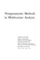 Tapa de Nonparametric methods in multivariate analysis