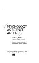 Tapa de Psychology as science and art