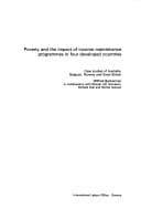 Tapa de Poverty and the impact of income maintenance programmes in four developed countries