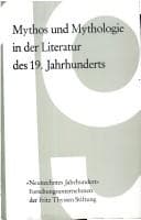 Tapa de Mythos und Mythologie in der Literatur des 19. Jahrhunderts (Studien zur Philosophie und Literatur des neunzehnten Jahrhunderts) (German Edition)