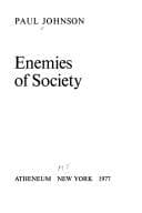 Tapa de Enemies of Society