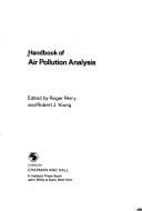Tapa de Handbook of air pollution analysis