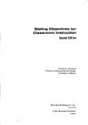 Tapa de Stating objectives for classroom instruction