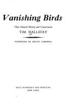 Tapa de Vanishing birds