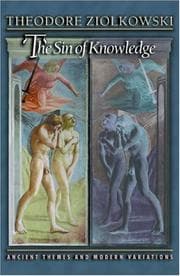 Tapa de The sin of knowledge