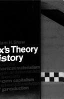 Tapa de Marx's theory of history