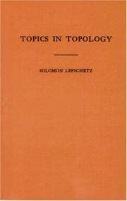Tapa de Topics in Topology. (AM-10) (Annals of Mathematics Studies)