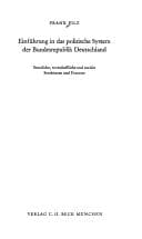 Tapa de Einführung in das politische System der Bundesrepublik Deutschland