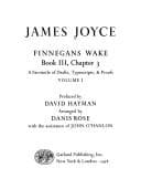 Tapa de Finnegans wake, book III, chapter 3