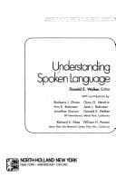 Tapa de Understanding spoken language