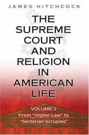 Tapa de The Supreme Court and Religion in American Life, Vol. 2