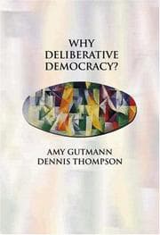 Tapa de Why deliberative democracy?