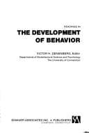 Tapa de Readings in the development of behavior