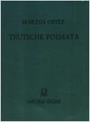 Tapa de Teutsche Poemata und Aristarchus wieder die Verachtung Teutscher Sprach