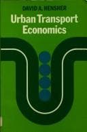 Tapa de Urban transport economics