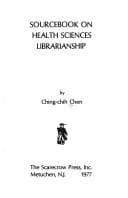 Tapa de Sourcebook on health sciences librarianship