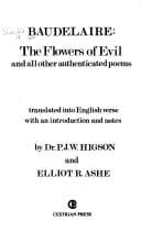 Tapa de Baudelaire, the flowers of evil, and all other authenticated poems