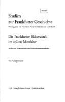 Tapa de Die Frankfurter Bäckerzunft im späten Mittelalter