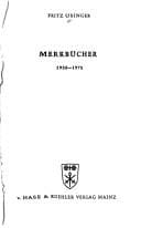 Tapa de Merkbücher, 1950-1975
