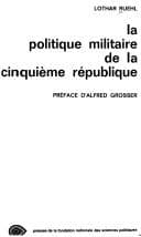 Tapa de La Politique militaire de la Cinquième République