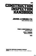 Tapa de Construction inspection handbook