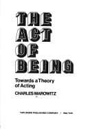 Tapa de The act of being